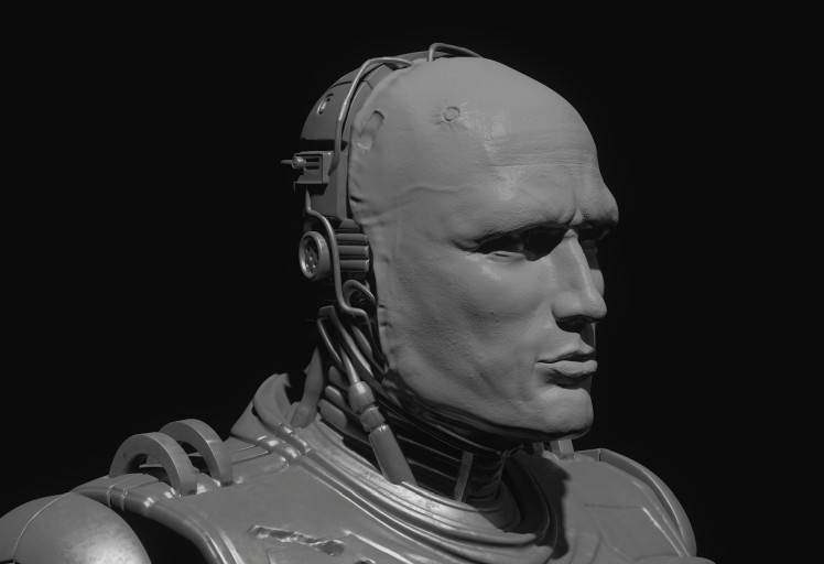 high polygon sculpt character art